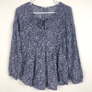 $⬇️TWO by Vince Camuto Longsleeve flowy Blouse S